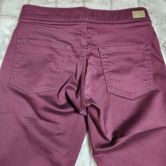 𝅺Pants Burgundy Skinny shapping pants Cotton blend SIGNATURE LEVI STRAUSS GOLD - Picture 4 of 11